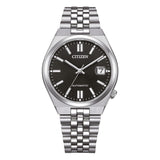 Tsuyosa 60 Automatico Nero Acciaio 37mm