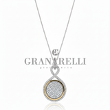 Collana Ciondolo Pavé Diamanti Granarelli - Logo Ultra Trasparente