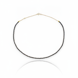 Collana completa con spinelli neri