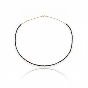 Collana completa con spinelli neri