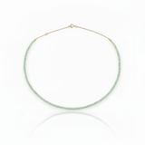 Collana con avventurina verde chiara