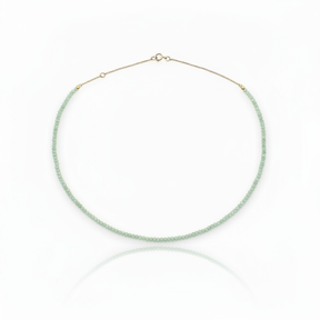 Collana con avventurina verde chiara