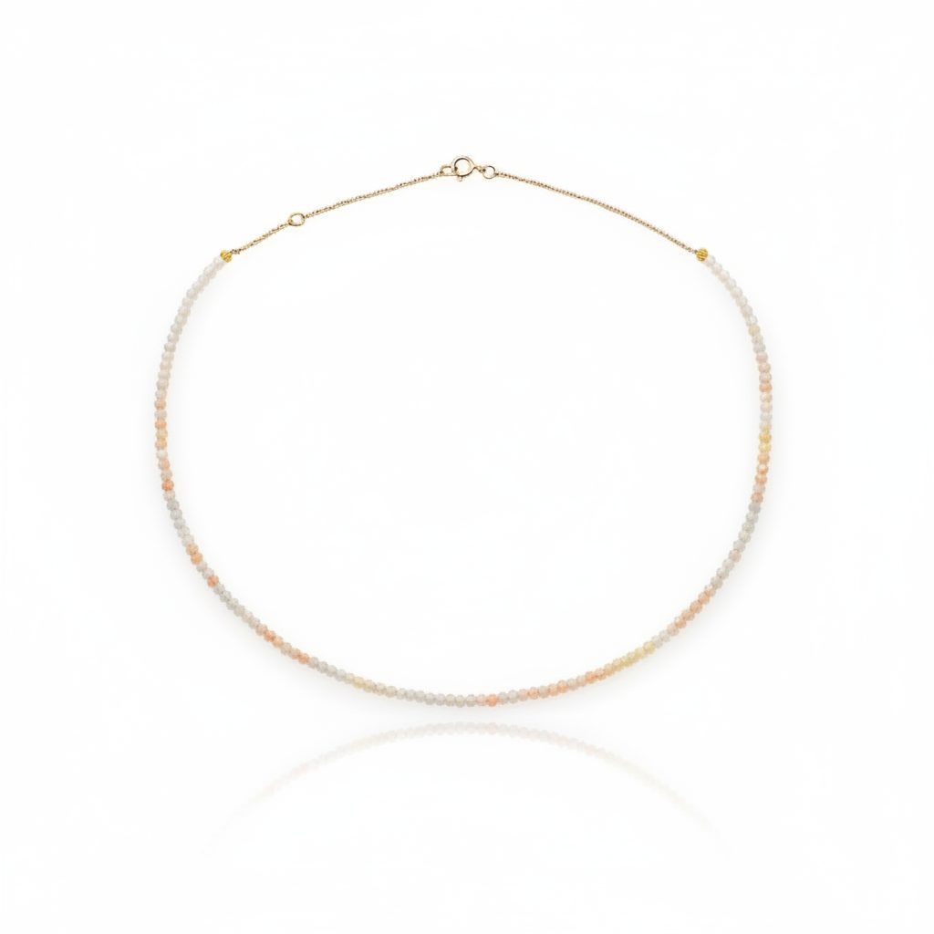 Collana pietre  naturali  "Pietra di Luna"