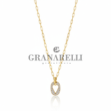 Collana Cuore Diamanti Oro Giallo Granarelli - Corretta