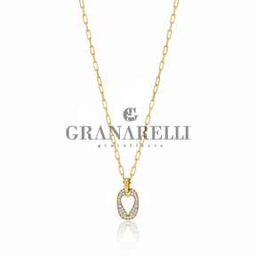 Collana Cuore Diamanti Oro Giallo Granarelli - Corretta