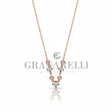 Collana Diamanti Oro Rosa Granarelli