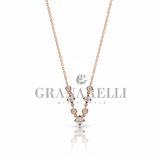 Collana Diamanti Oro Rosa Granarelli