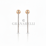 Coppia Orecchini Lunghi Diamanti Granarelli - Corretta