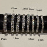 Fedina Half Eternity Diamanti Oro Bianco