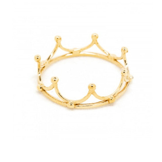 Anello Corona Oro Giallo