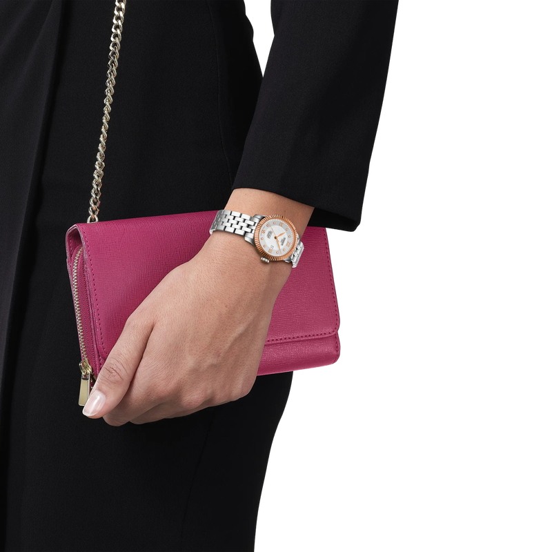 Le Locle Automatic Lady Oro Rosa 18kt con Diamanti