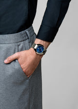 Diastar Original Automatico Acciaio Blu 38mm