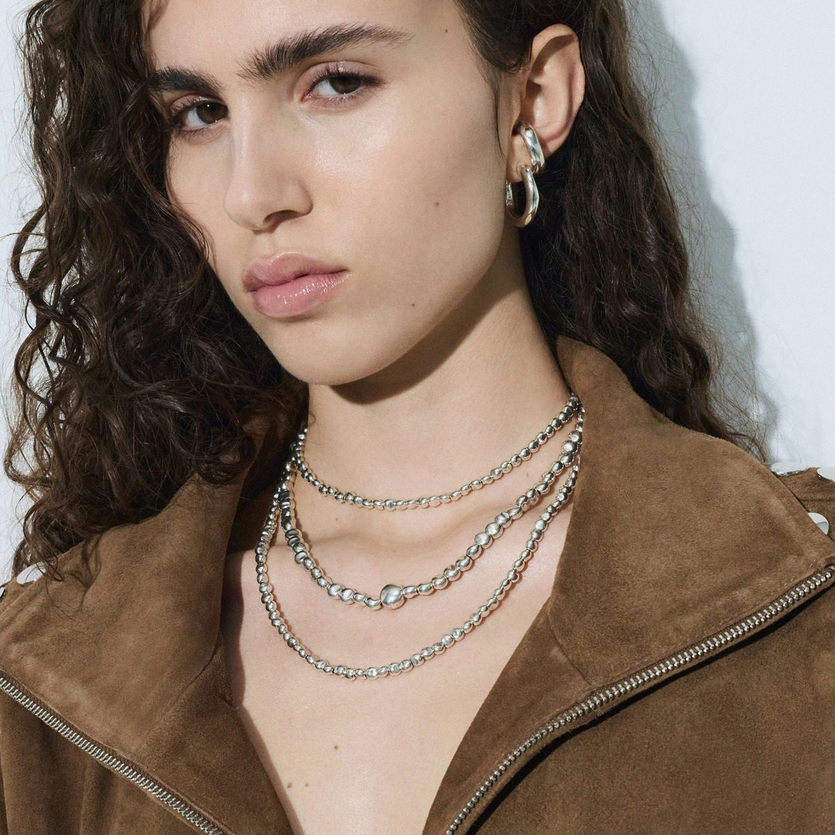 Orecchini DoDo Hoop Essential Cerchietto in Argento Grande