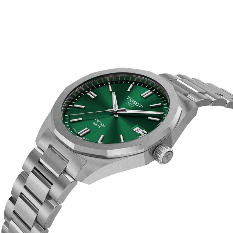 PRC 100 Solar Quarzo 39 mm Verde Acciaio