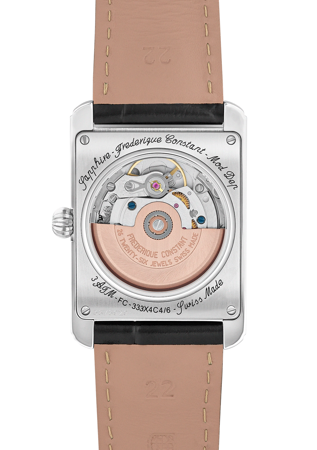 Classics Carree Moonphase Automatico Pelle