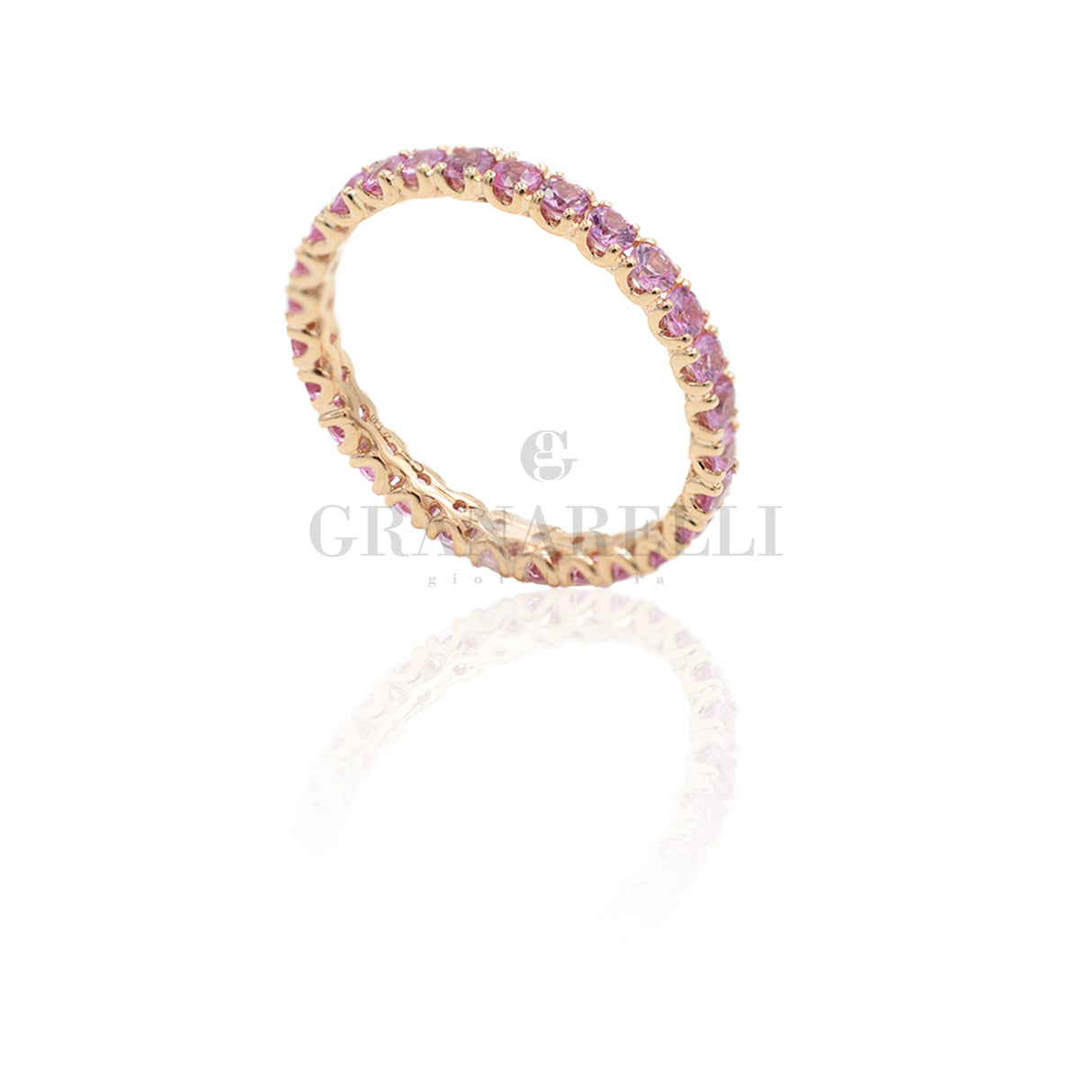 Fedina Girotito Rosa Rosa with pink sapphires