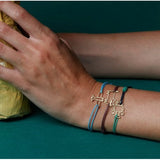 GATTO BRACCIALE CORDA BORGUNDY