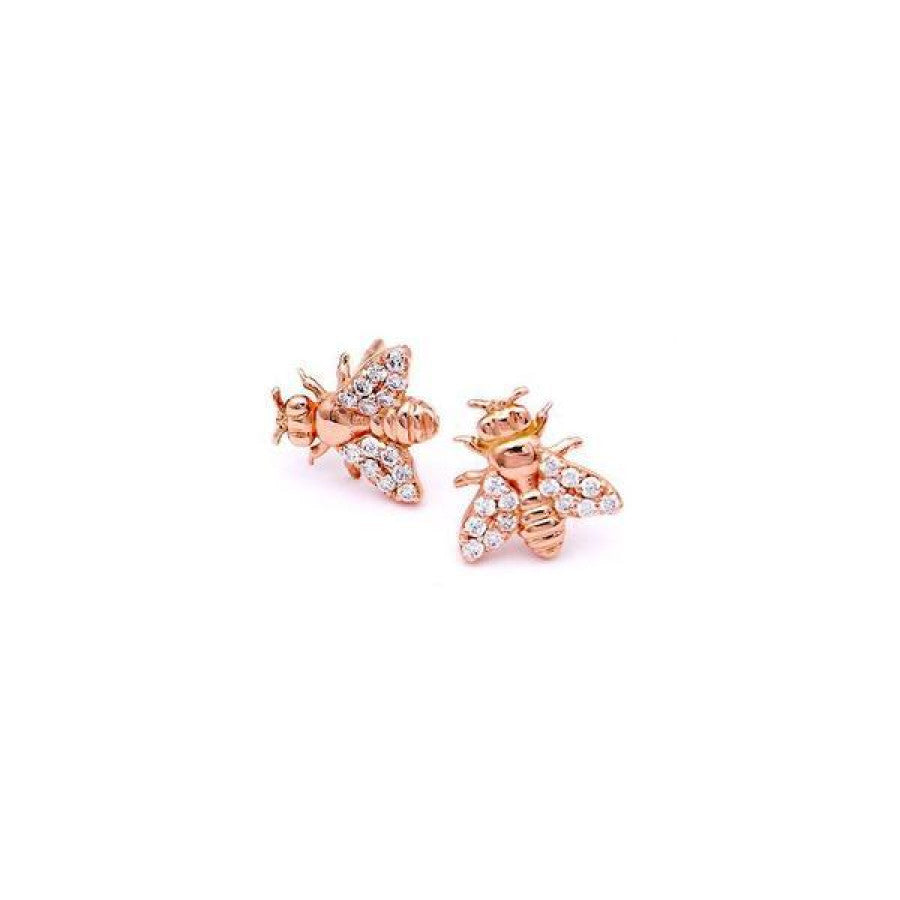 Orecchini Ape Oro Rosa