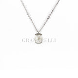 CHRIST CHRIST with pearl Ø 7.5 and white gold diamonds