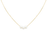 Girocollo 3 perle In Oro Giallo-GioGio-GIR0105G-P-3-Gioielleria Granarelli