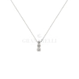 Musa scalar pendant in white gold and diamonds