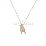 Coar CHARULE CORNA DIAMANTI in rose gold