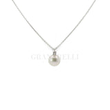 CHRIST CHRIST with pearl Ø 9/9.5 and white gold diamond