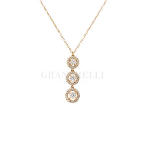 Girocollo pendente trilogy in oro giallo-Girocolli-RECARLO-Gioielleria Granarelli