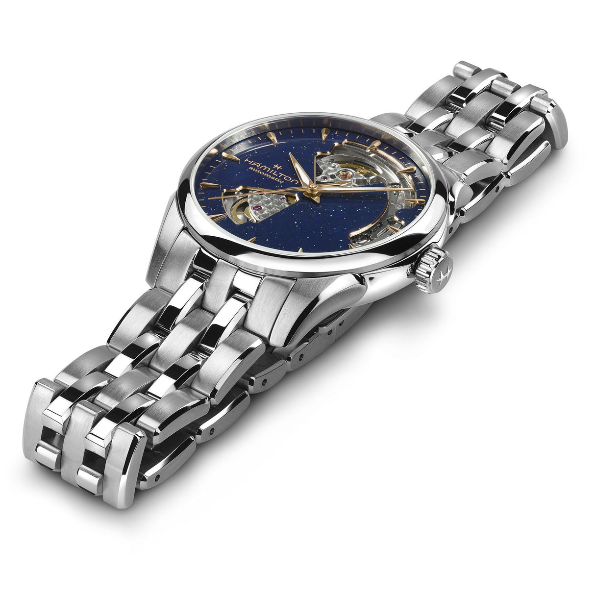 Jazzmaster Open Heart Lady Auto-Orologi-HAMILTON-Gioielleria Granarelli