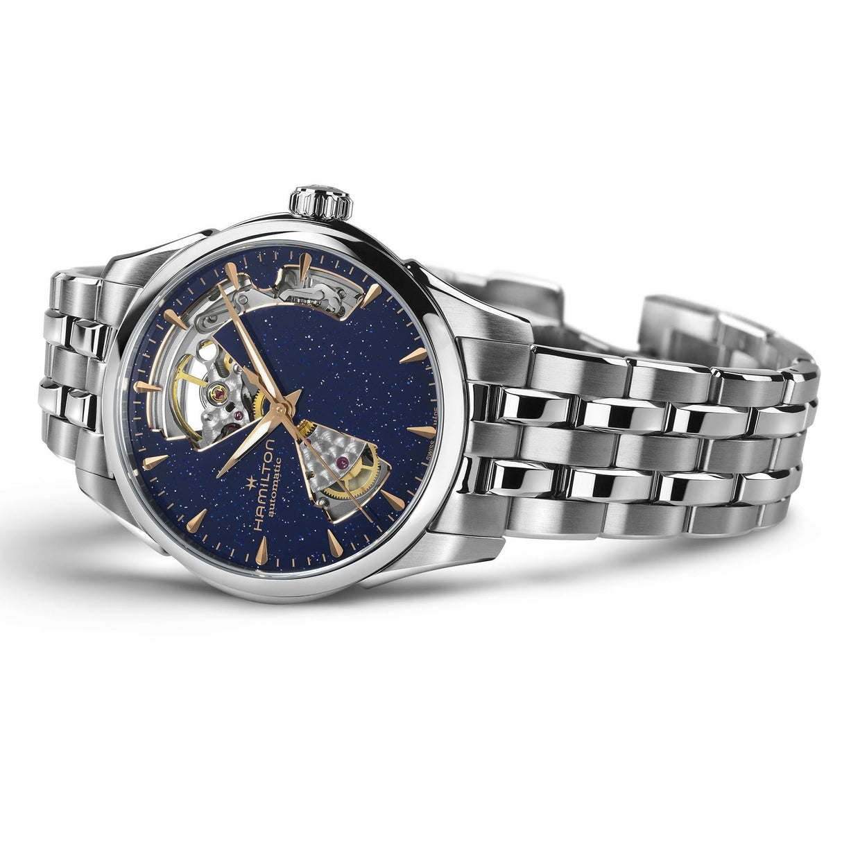 Jazzmaster Open Heart Lady Auto-Orologi-HAMILTON-Gioielleria Granarelli