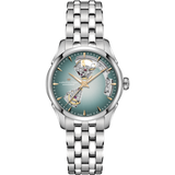 Jazzmaster Open Heart Automatico Acciaio Verde Acqua 36mm