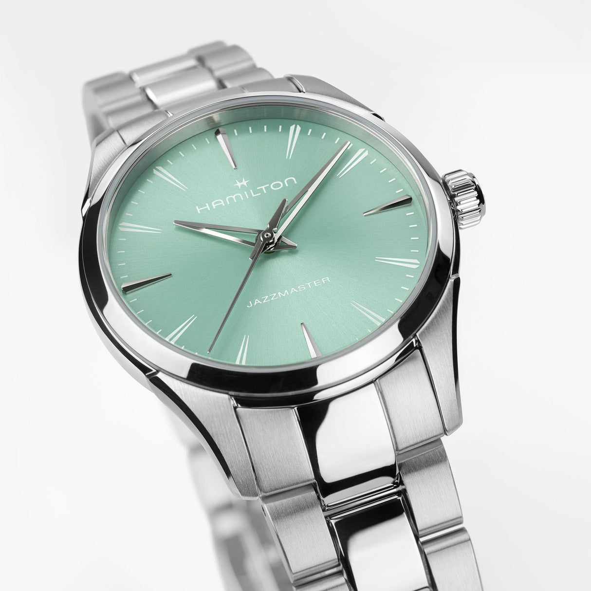 Jazzmaster Quarzo Verde Acqua Acciaio 32mm