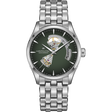 Jazzmaster Open Heart Verde Acciaio 42mm-Orologi-HAMILTON-Gioielleria Granarelli