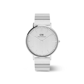 Classic Piano Link Silver Unitone-Orologi-DANIEL WELLINGTON-Gioielleria Granarelli