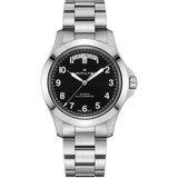 Khaki Field Kind Day-Date Nero Acciaio 40mm