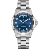 Khaki Field King Day-Date Blu Acciaio 40mm