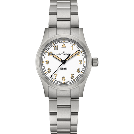 Khaki Field Quarzo Giallo Acciaio 33mm-Orologi-HAMILTON-Gioielleria Granarelli