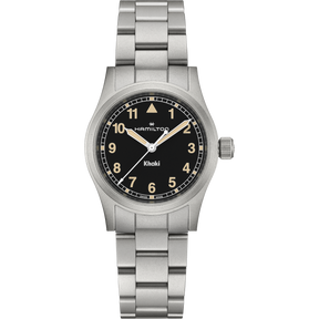 Khaki Field Quartz Nero Acciaio 33 mm-Orologi-HAMILTON-Gioielleria Granarelli