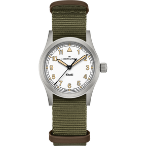 Khaki Field Quarzo 33mm Bianco Canvass-Orologi-HAMILTON-Gioielleria Granarelli