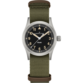 Khaki Field Quarzo 33mm Verde-Orologi-HAMILTON-Gioielleria Granarelli