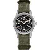 Khaki Field Mechanical Schwarz 36 mm