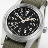 Khaki Field Mechanical Schwarz 36 mm