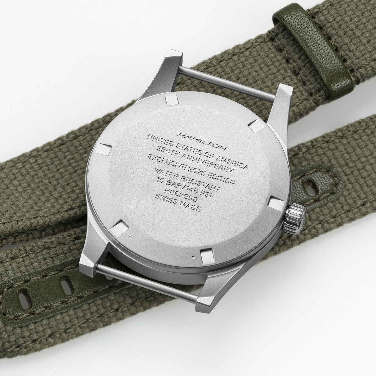 Khaki Field Mechanical Schwarz 36 mm