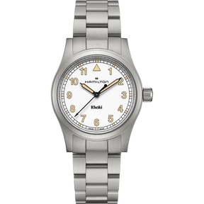 Khaki Field Quarzo Giallo Acciaio 38mm-Orologi-HAMILTON-Gioielleria Granarelli