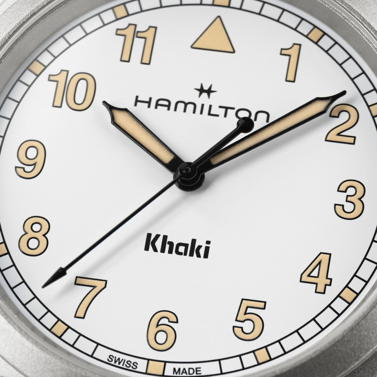 Khaki Field Quarzo Giallo Acciaio 38mm-Orologi-HAMILTON-Gioielleria Granarelli