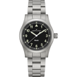 Khaki Field Quarzo Nero Acciaio 38mm-Orologi-HAMILTON-Gioielleria Granarelli