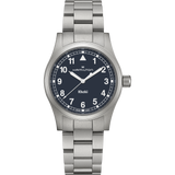 Khaki Field Quarzo Blu Acciaio 38mm-Orologi-HAMILTON-Gioielleria Granarelli