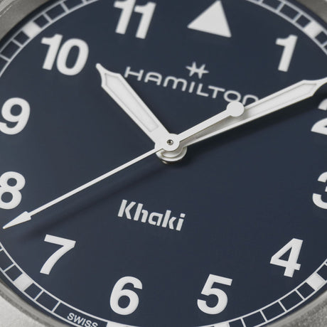 Khaki Field Quarzo Blu Acciaio 38mm-Orologi-HAMILTON-Gioielleria Granarelli