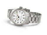 Khaki Field Mechanical Power Reserve Bianco 40mm Acciaio