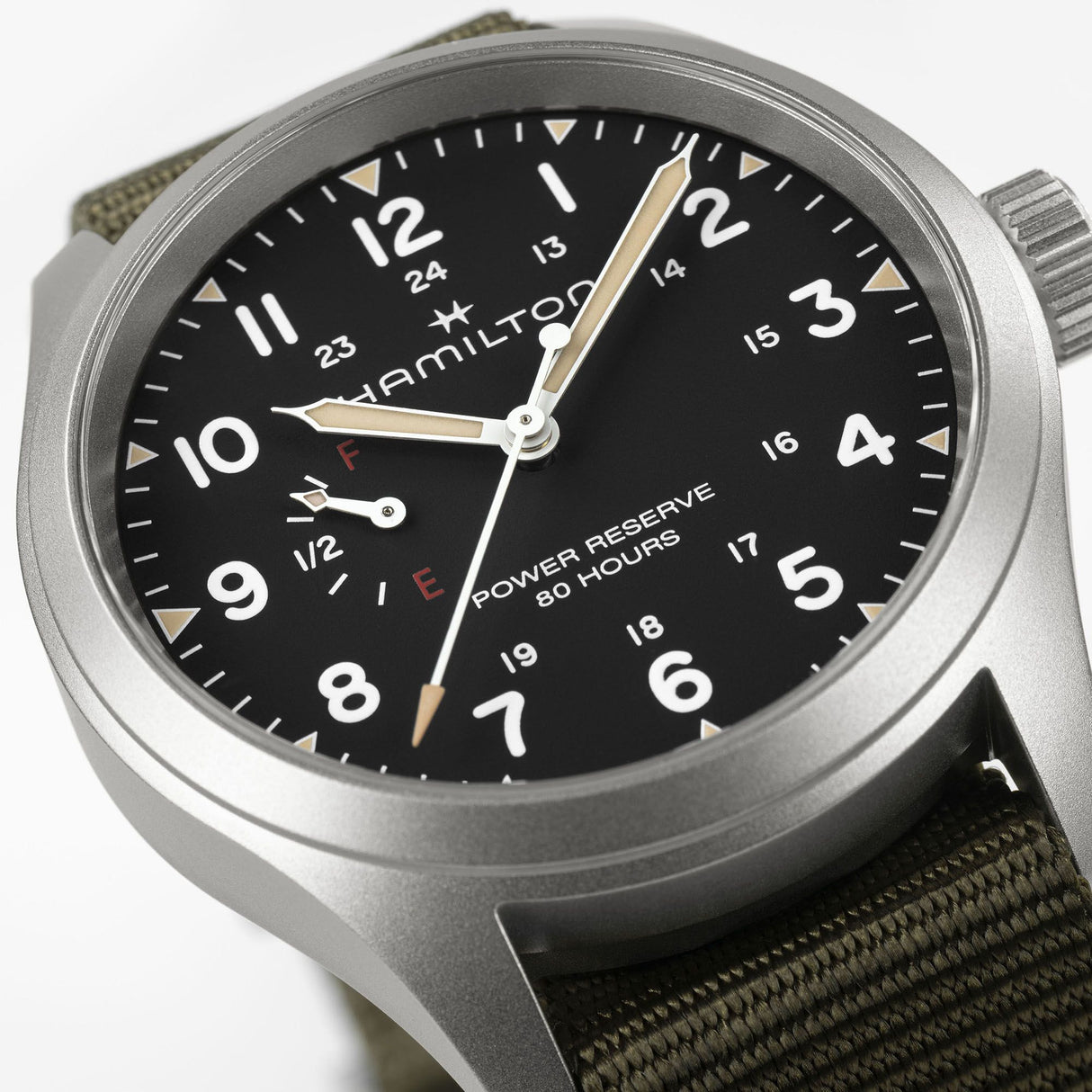Khaki Field Mechanical Power Reserve 40 mm
